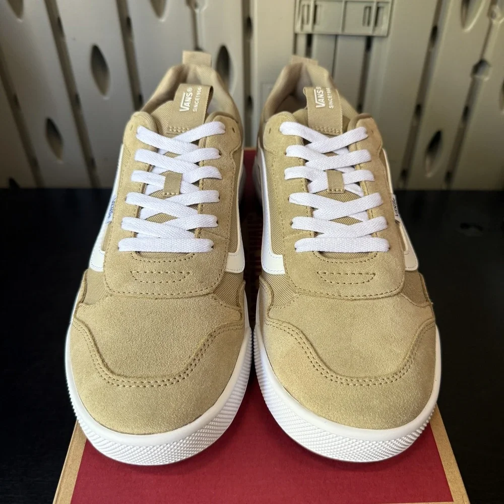 Vans Range EXP Men's Sneakers Shoes Tan Beige Suede Men's Size 12